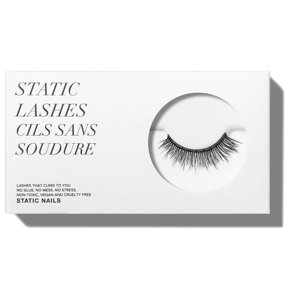 NWT | False Lashes | Static Nails | Black | 1 Set